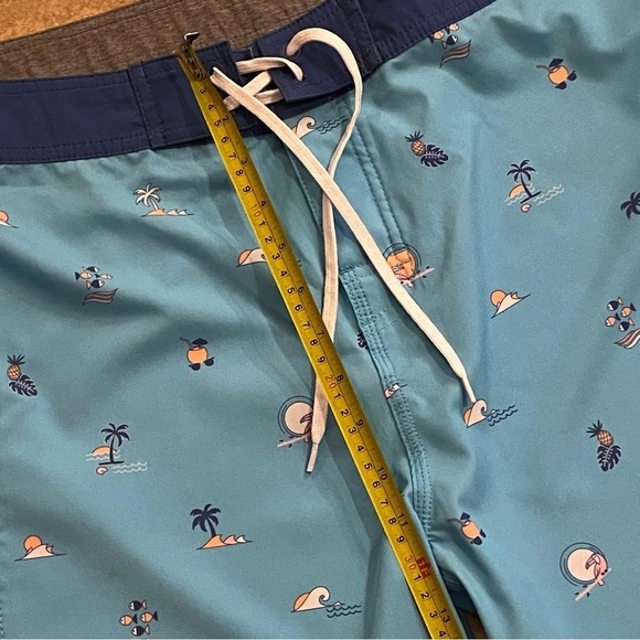 RON JON Surf Shop Men’s Waist 36” Swim Trunks Board Shorts Blue Logo - Picture 5 of 8